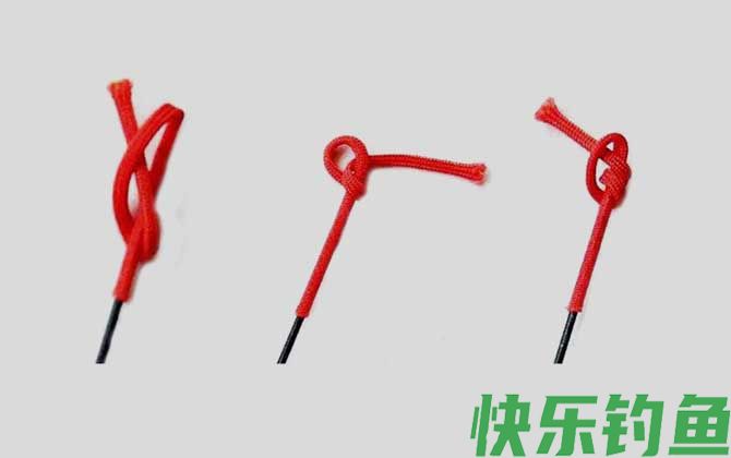 渔线与竿稍怎么打结