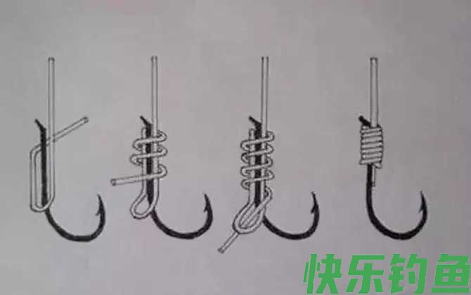 鱼钩绑法图解