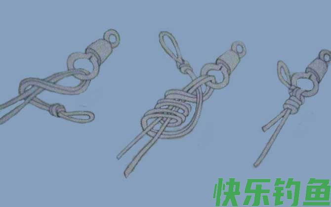 已打结子线连接八字环